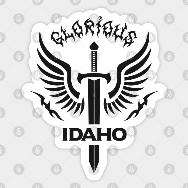 Glorious Idaho Sticker by VecTikSam